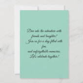 Join Us for a Day of Fun Einladung (Rückseite)