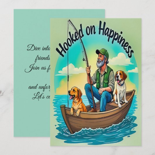 Join Us for a Day of Fun Einladung (Vorne/Hinten)