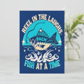 Join Us for a Fin-Tastic Time Einladung (Stehend Vorderseite)