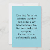 Join Us for a Fin-Tastic Time Einladung (Rückseite)