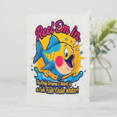 Join Us for a Fun Adventure Einladung (Stehend Vorderseite)