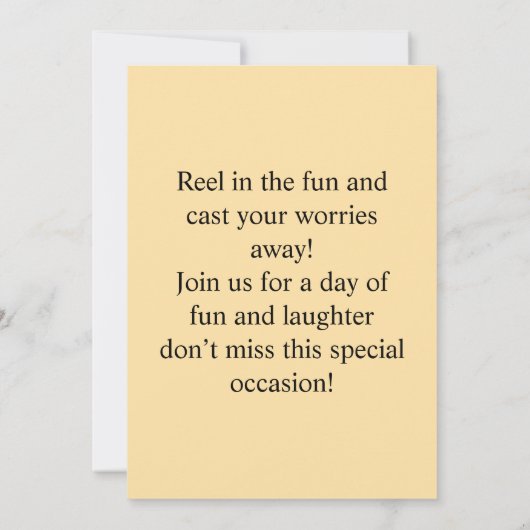 Join Us for a Fun Adventure Einladung (Rückseite)