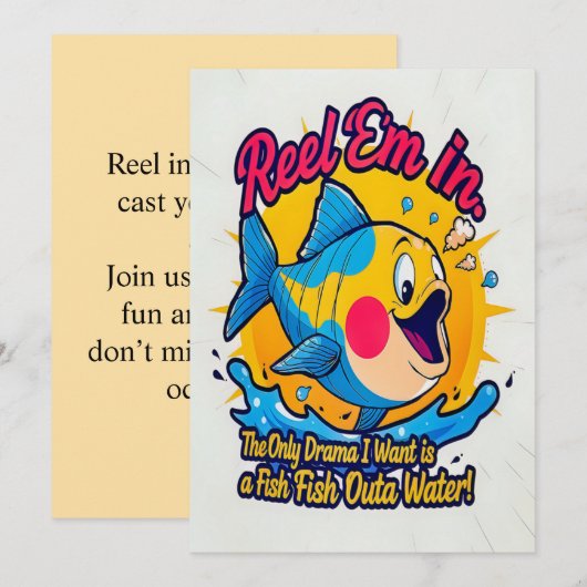 Join Us for a Fun Adventure Einladung (Vorne/Hinten)