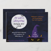 "Join us for a wickle good time" Halloween-Party I Einladung (Vorne/Hinten)