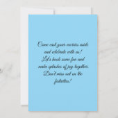 Join Us for an Adventure Einladung (Rückseite)