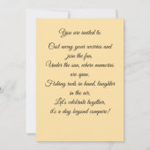 Join Us for an Adventure Einladung (Rückseite)