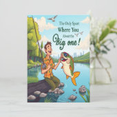 Join Us for Our Big Day Einladung (Stehend Vorderseite)