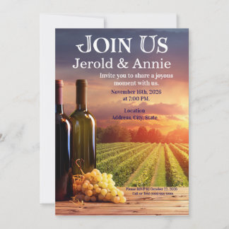 Join Us Invitation Einladung