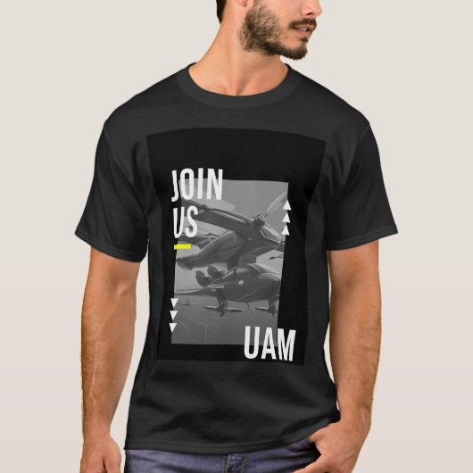 Join Us UAM for Air Taxi AAM VTOL EVTOL T-Shirt (Vorderseite)