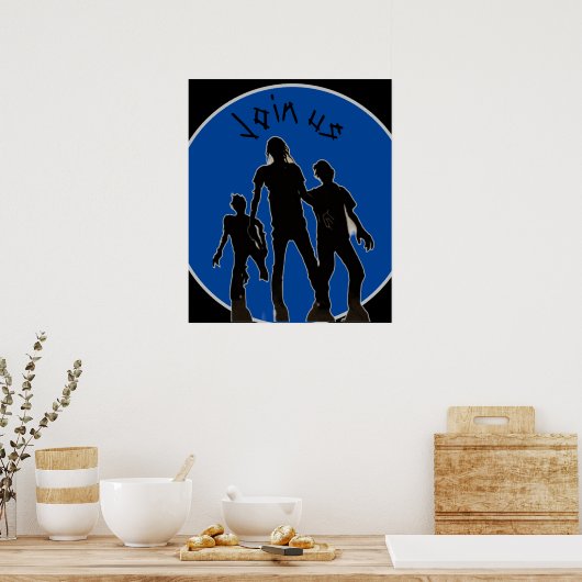 Join us zombie Poster (Küche)