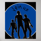 Join us zombie Poster (Vorne)