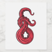 Joined tentacles weinetikett (Einzelnes Label)