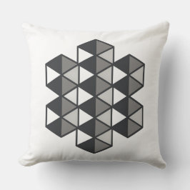 Joined Triangles Throw Pillow Kissen