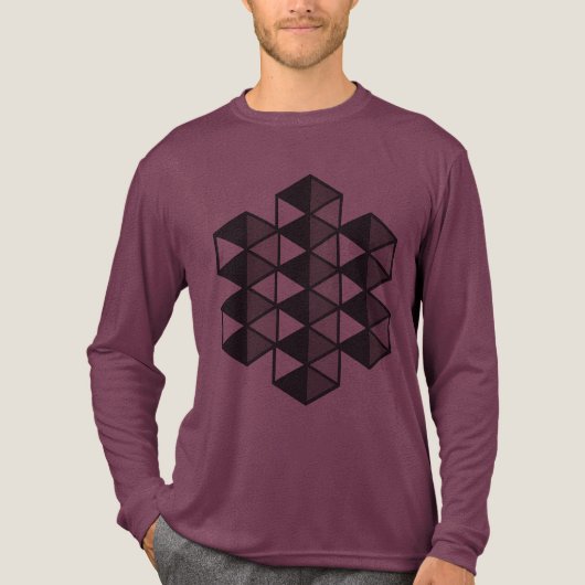 Joined Triangles Tri-blend Shirt (Vorderseite)