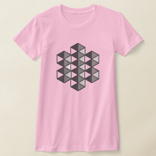Joined Triangles Women's Slim Fit T-Shirt (Ablage )