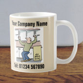 Joiner & Kitchen Fitter Cartoon Tasse