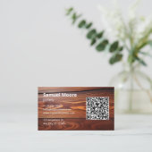 Joinery Lumber Work Visitenkarte (Stehend Vorderseite)