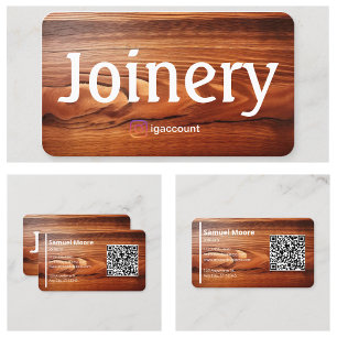 Joinery Vorlagen Design Elegant Visitenkarte