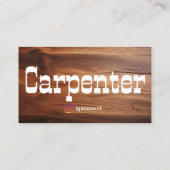 Joinery Woodworker Carpenters Handymen Visitenkarte (Rückseite)