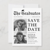 Joint Abschluss der Zeitung Save the Date (Vorderseite)