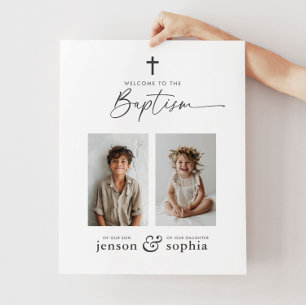 Joint Baptisse 2 Foto Begrüßungszeichen Poster