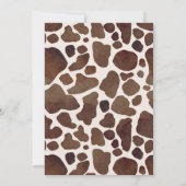 Joint Birthday Cowboy Western Einladung (Rückseite)