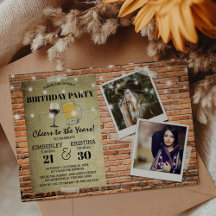 Joint Birthday Party 2 x Foto Cheers to the Years