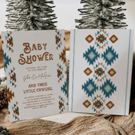 Joint Cowgirl Baby Shower Invitations Einladung