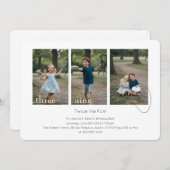 Joint Dual Sibling Any Age Double Birthday Party Einladung (Vorne/Hinten)