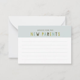 Joint Effort Couples Baby Shower Admin Card Hinweiskarte