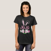 Jojo Bunny Easter Eggs Matching Family Cute Easter T-Shirt (Vorne ganz)