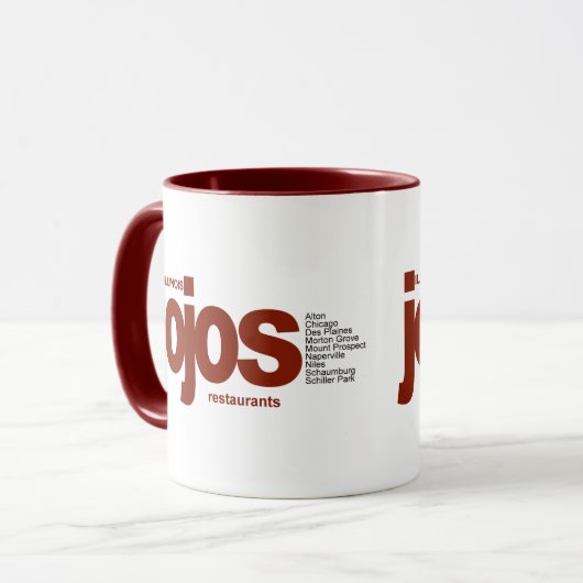 JOJOS Restaurants in Illinois Tasse (Vorderseite Links)