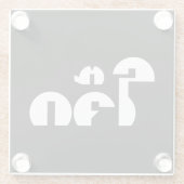 Jok (Thai Rice Porridge / Congee) Pun Wordplay Glasuntersetzer (Rückseite)