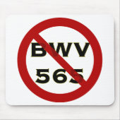 Joke Bach mousepad (Vorne)