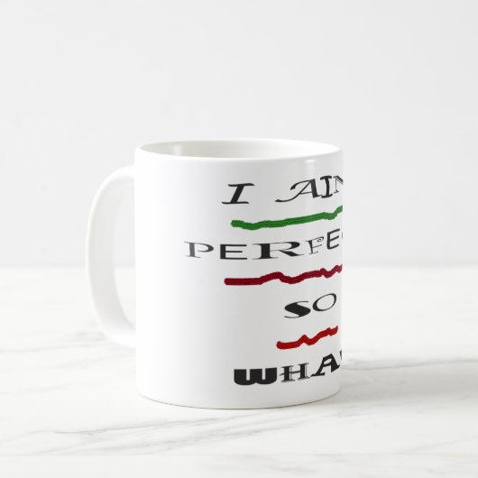 JOKE-BOTSCHAFT ÜBER DAS BESTE KAFFEETASSE (Vorderseite Links)