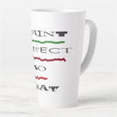 JOKE-BOTSCHAFT ÜBER DAS BESTE MILCHTASSE (Rechte Ecke)