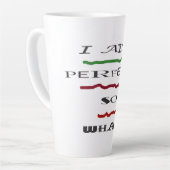 JOKE-BOTSCHAFT ÜBER DAS BESTE MILCHTASSE (Linke Ecke)