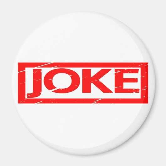 Joke Briefmarke Magnet (Vorne)