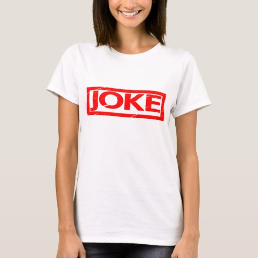 Joke Briefmarke T-Shirt (Vorderseite)