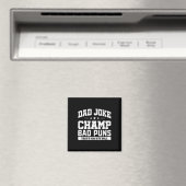 Joke Champ Bad Puns Wie Eye Roll Vathday Magnet (In Situ (Geschirrspüler))