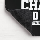 Joke Champ Bad Puns Wie Eye Roll Vathday Mousepad (Ecke)