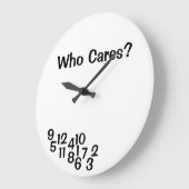 Joke Clocks Jumbled Numbers Große Wanduhr (Winkel)