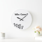 Joke Clocks Jumbled Numbers Große Wanduhr (Zuhause)