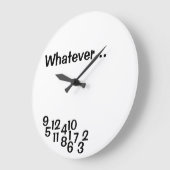 Joke Clocks Jumbled Numbers Große Wanduhr (Winkel)