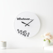 Joke Clocks Jumbled Numbers Große Wanduhr (Zuhause)