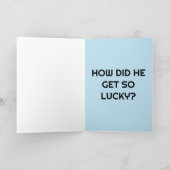 JOKE FUNNY FÜR HUSBAND ODER BOYFRIEND GREETCARD KARTE (Innenseite)