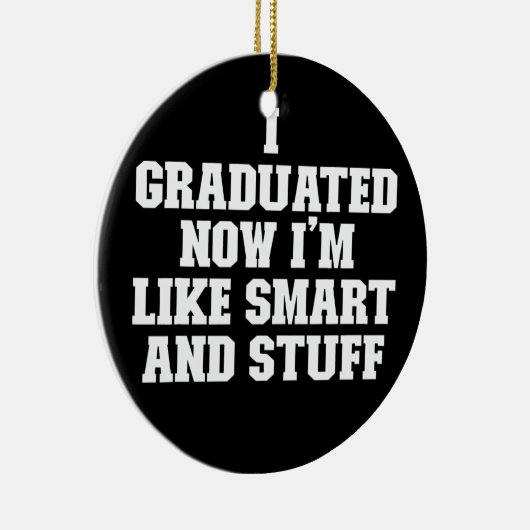 Joke Funny Vater, den ich studiert habe, jetzt bin Keramik Ornament (Rechts)