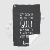 Joke Golf Gifts Funny Humorous Novelty Gag Golfer Golfhandtuch (Insitu)