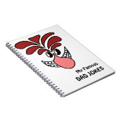 Joke Keeper Funny Face Changeable Text Notizblock (Rechte Seite)