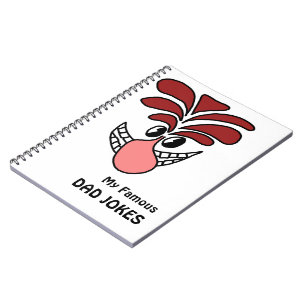 Joke Keeper Funny Face Changeable Text Notizblock
